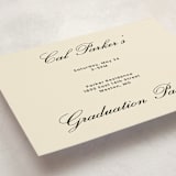 "Perfectly Scripted" - Graduation Insert Cards in Sand by Rachel Cassel - Detail