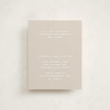 "titled" - Graduation Insert Cards in Cream by JoAnn Jinks - Front