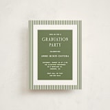 "Stripes of Success" - Graduation Insert Cards in Pine by Sherley Ferreira - Front