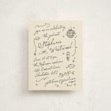 "Take a bow" - Graduation Insert Cards in Bamboo by Creo Study - Front