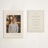 "visionary" - Graduation Insert Cards in Sand by Pippa Shaw - With Invitation