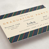 "Belmont" - Graduation Insert Cards in Navy by Sarah Rosenthal - Detail