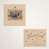 "Framed in Time" - Graduation Insert Cards in Vanilla by Sherley Ferreira - With Invitation