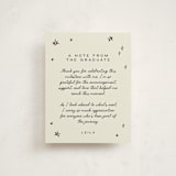 "For the Stars" - Graduation Insert Cards in Cream by Ani Somi - Front