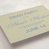 "New Style" - Graduation Insert Cards in Denim by Inkblot Design - Detail