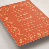 "Modern Bright Star" - Graduation Insert Cards in Sunshine by Jackie Crawford - Detail