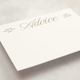 "Legato" - Graduation Insert Cards in Crisp Linen by Erin L. Wilson - Detail