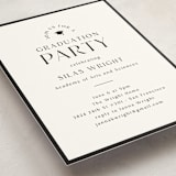 "pastiche" - Graduation Insert Cards in Raven by Olivia Raufman - Detail