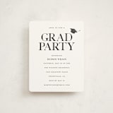 "Collegiate" - Graduation Insert Cards in Onyx by Benita Crandall - Front