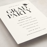 "Collegiate" - Graduation Insert Cards in Onyx by Benita Crandall - Detail