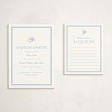 "Chesapeake" - Graduation Insert Cards in Sky Blue by Megan Davis - With Invitation