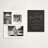 "Complete" - Graduation Insert Cards in Snow by Michelle Taylor - With Invitation
