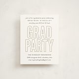 "Night Light" - Graduation Insert Cards in Snow by Heather Schertzer - Front