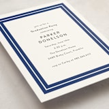 "Class Tradition" - Graduation Insert Cards in Blueberry by Jessica Williams - Detail