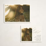 "sunlight" - Graduation Insert Cards in Pearl by Carolyn Nicks - With Invitation