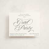 "Opera" - Graduation Insert Cards in Cotton by Blustery August - Front