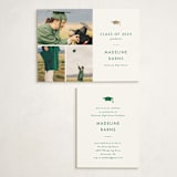 "School spirit" - Graduation Insert Cards in Clover by Stacey Meacham - With Invitation