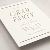 "In Line" - Graduation Insert Cards in Cloud by Nicole Walsh - Detail