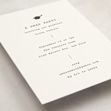 "Subtle" - Graduation Insert Cards in Silk by Adelyn T. - Detail