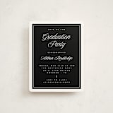 "Silo" - Graduation Insert Cards in Nero by Pati Cascino - Front