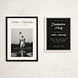 "Silo" - Graduation Insert Cards in Nero by Pati Cascino - With Invitation