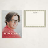 "headlined" - Graduation Insert Cards in Pearl by Emily Sabol Goss - With Invitation