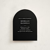 "Candid Date" - Graduation Insert Cards in Tuxedo by Carolyn MacLaren - Front