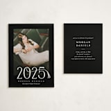 "Candid Date" - Graduation Insert Cards in Tuxedo by Carolyn MacLaren - With Invitation