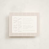 "Colonnade" - Graduation Insert Cards in Swan by Owl and Toad - Front