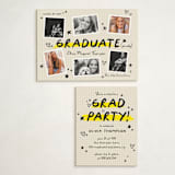 "Grad Journal" - Graduation Insert Cards in Paper by Orasie - With Invitation