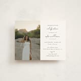 "high script" - Graduation Insert Cards in Onyx by Eric Ransom - Front