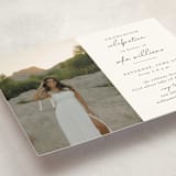 "high script" - Graduation Insert Cards in Onyx by Eric Ransom - Detail