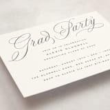 "Ebb and Flow" - Graduation Insert Cards in Cloud by Hooray Creative - Detail