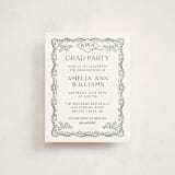 "Ivy Grad" - Graduation Insert Cards in Linen by Paper Sun Studio - Front