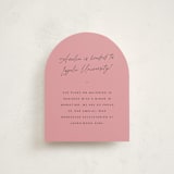 "Charm" - Graduation Insert Cards in Peony by Sara Hicks Malone - Front