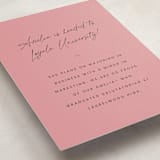 "Charm" - Graduation Insert Cards in Peony by Sara Hicks Malone - Detail