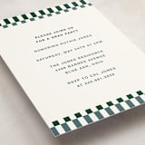 "Checked Out" - Graduation Insert Cards in Pine by Rachel Cassel - Detail