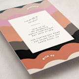 "colorwave" - Graduation Insert Cards in Sunset by Lori Wemple - Detail