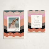 "colorwave" - Graduation Insert Cards in Sunset by Lori Wemple - With Invitation