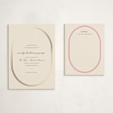 "Bocce" - Graduation Insert Cards in Strawberry by Megan Davis - With Invitation