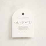 "Trim Edges" - Graduation Insert Cards in Pearl by David Michuki - Front