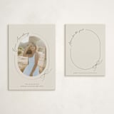 "Etna" - Graduation Insert Cards in Latte by Blustery August - With Invitation