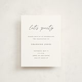 "Simple Details" - Graduation Insert Cards in Tuxedo by Pixel and Hank - Front
