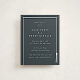 "Tasseled" - Graduation Insert Cards in Dusty Navy by AK Graphics - Front