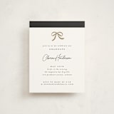 "Sweet Grad Cap" - Graduation Insert Cards in Noir by Paper Raven Co. - Front