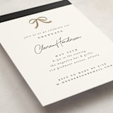 "Sweet Grad Cap" - Graduation Insert Cards in Noir by Paper Raven Co. - Detail