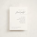 "clean" - Graduation Insert Cards in Cotton by Carolyn Nicks - Front
