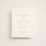 "Straight Arrow" - Graduation Insert Cards in Truffle by Joanna Griffin - Front