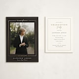 "Straight Arrow" - Graduation Insert Cards in Truffle by Joanna Griffin - With Invitation