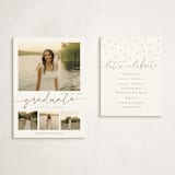 "graduation gallery" - Graduation Insert Cards in Snow by Sarah Curry - With Invitation